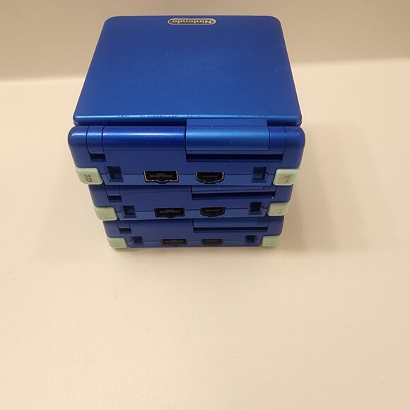 1X Rare Nintendo Blue Gameboy Advance SP 100% GENUINE Rockman (Japanese Megaman) - Picture 4 of 7